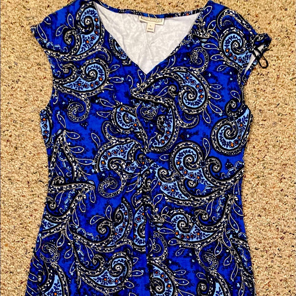 Beautiful Dana Buchman paisley dress - size large